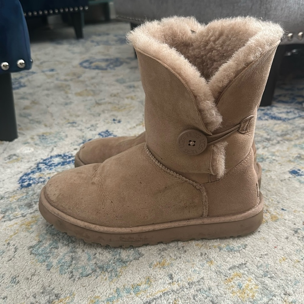 Ugg Bailey Button Boots In Camel - image 1